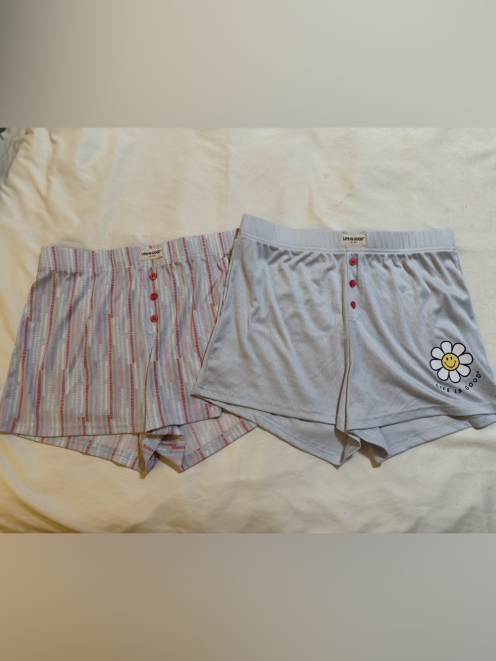 Life Is Good Women’s Sleep Shorts - Set of 2